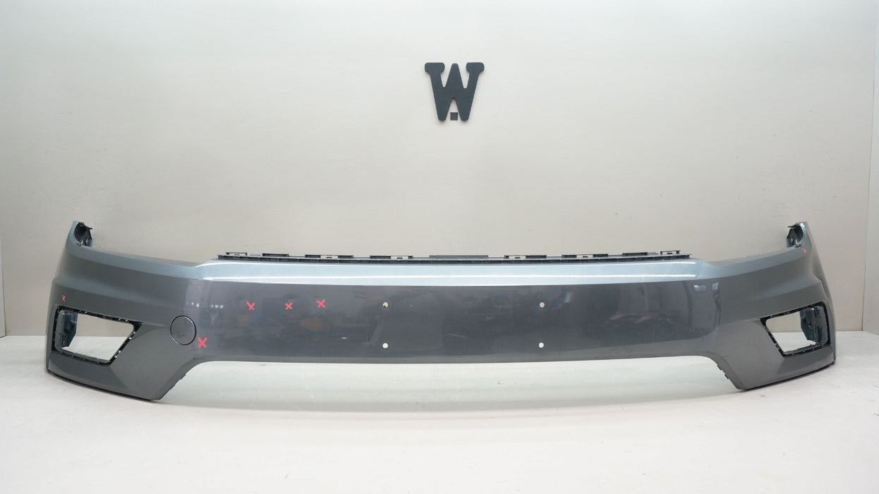 2018-2021 VOLKSWAGEN TIGUAN FRONT UPPER BUMPER COVER PANEL OEM