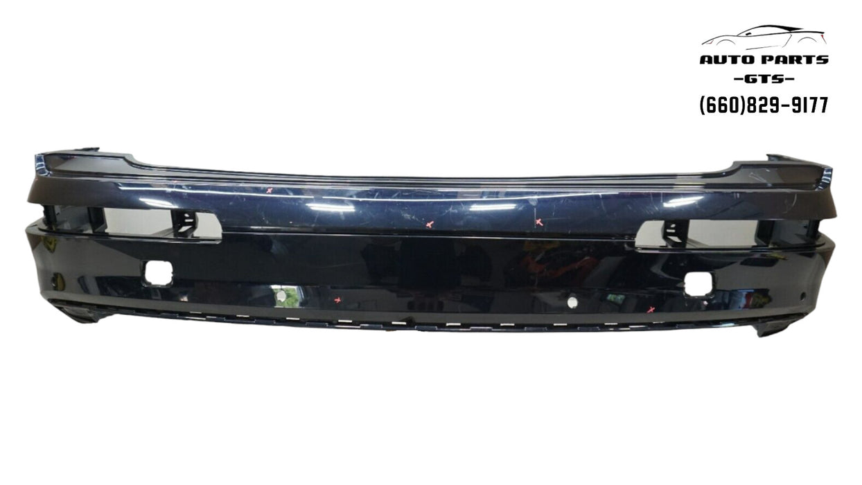 2017-2019 AUDI Q7 SUV REAR BUMPER COVER PANEL W/ SENSOR HOLE OEM 4M0807527