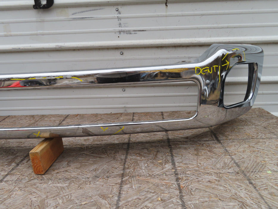 2011-2016 FORD F250/350 SUPER DUTY PICKUP FRONT BUMPER COVER CHROME OEM