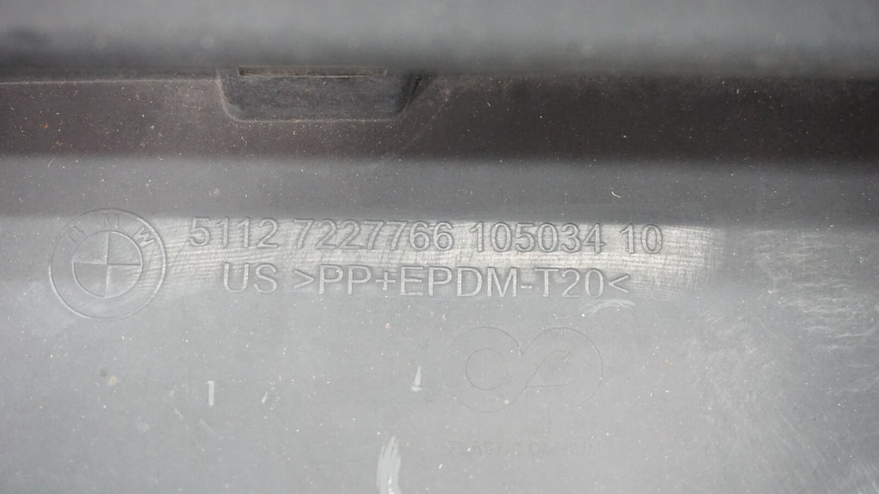 2009-2013 BMW X5 REAR LOWER BUMPER VALANCE COVER 5112 7227766 OEM 09 10 11 12 13