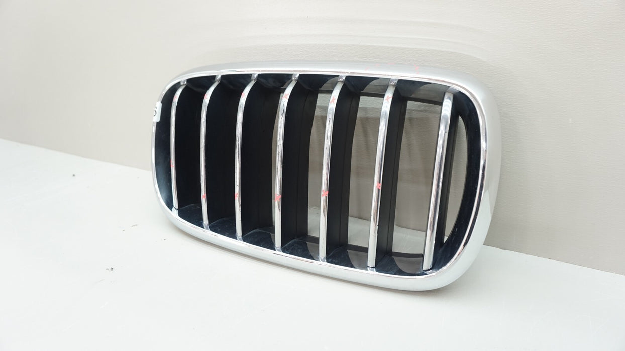 2014-2018 BMW X5 X6 LEFT DRIVER SIDE KIDNEY GRILLE GRILL 5111MI-7309775-02 OEM