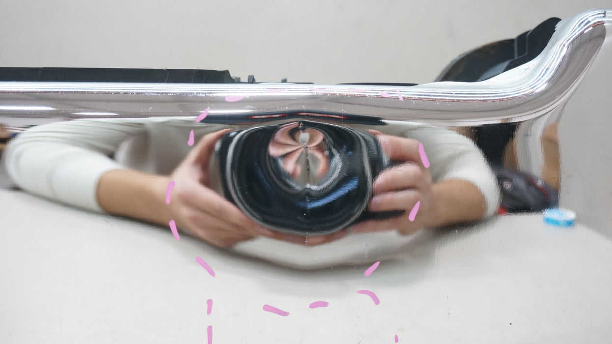 2019-2024 DODGE RAM 2500 3500 REAR CHROME METAL BUMEPR COVER 68576316AA OEM