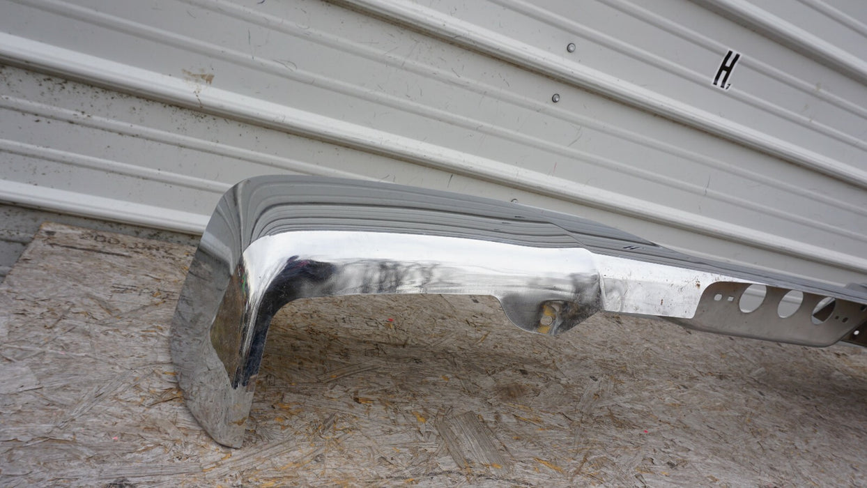2007-2013 TOYOTA TUNDRA REAR BUMPER FACE BAR WITHOUT TOW PACKAGE OEM