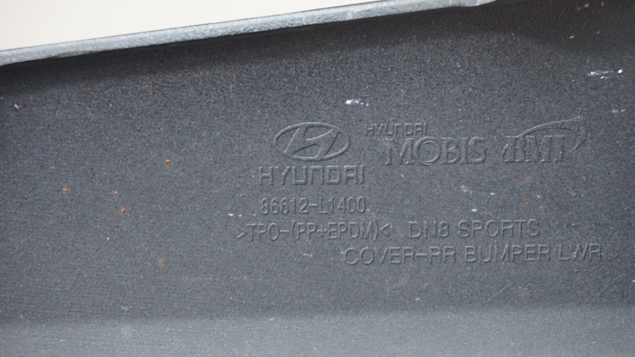 2020-2023 HYUNDAI SONATA REAR LOWER BUMPER COVER VALANCE OEM 86612-L1400