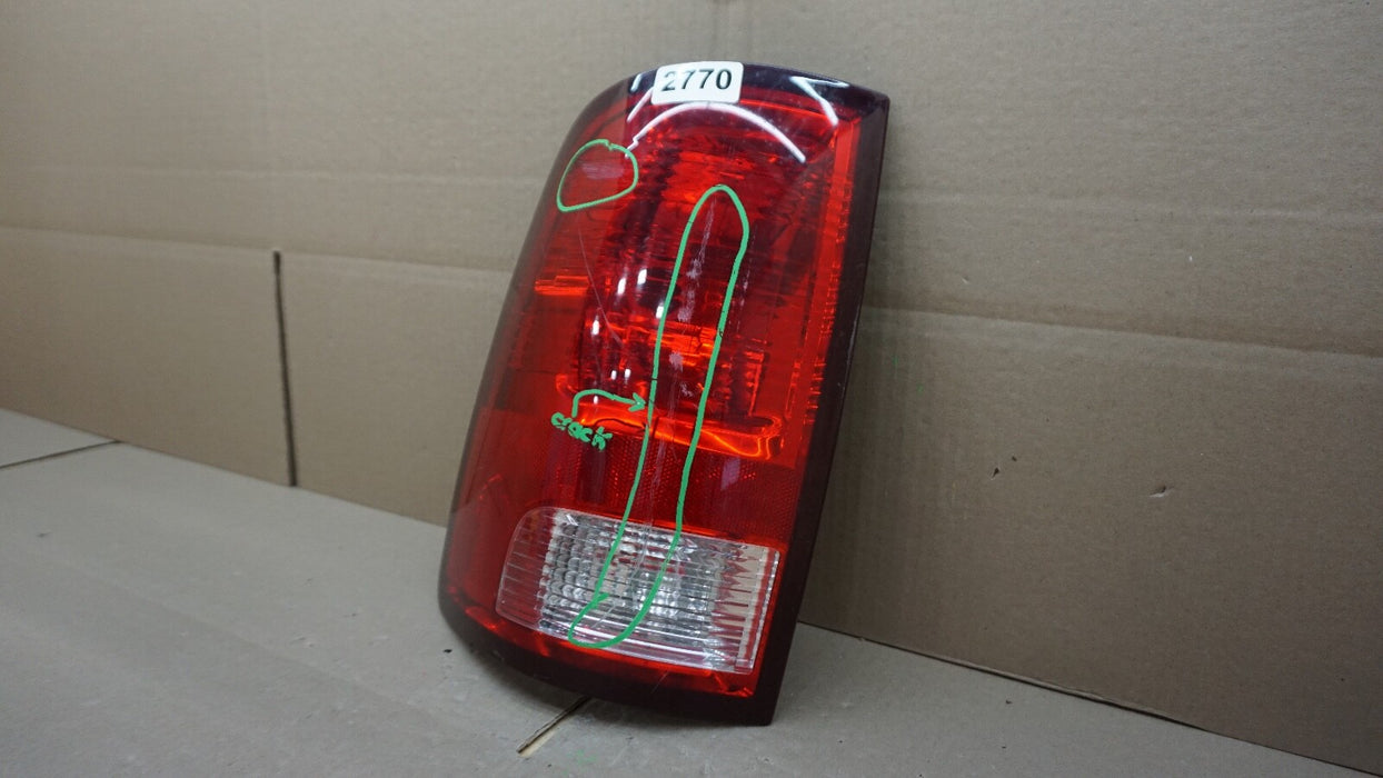 2011-2018 DODGE RAM 1500 2500 3500 REAR LEFT DRIVER SIDE TAIL LIGHT OEM