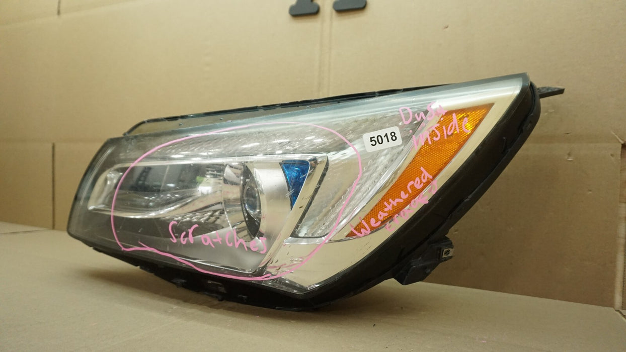 2014-2016 BUICK LACROSSE FRONT LEFT DRIVER SIDE HEADLIGHT HALOGEN OEM 14 15 16