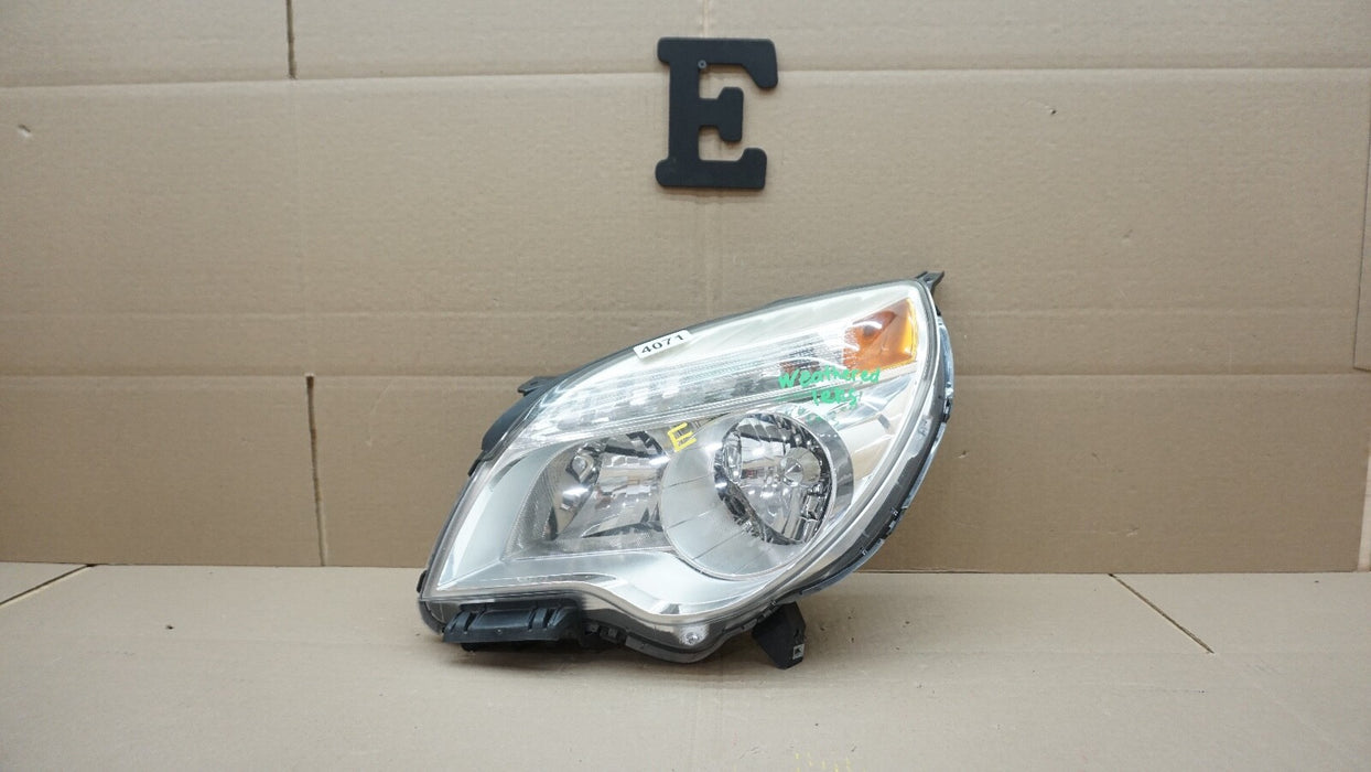 2010-2015 CHEVROLET EQUINOX FRONT LH LEFT DRIVER SIDE HEADLIGHT OEM