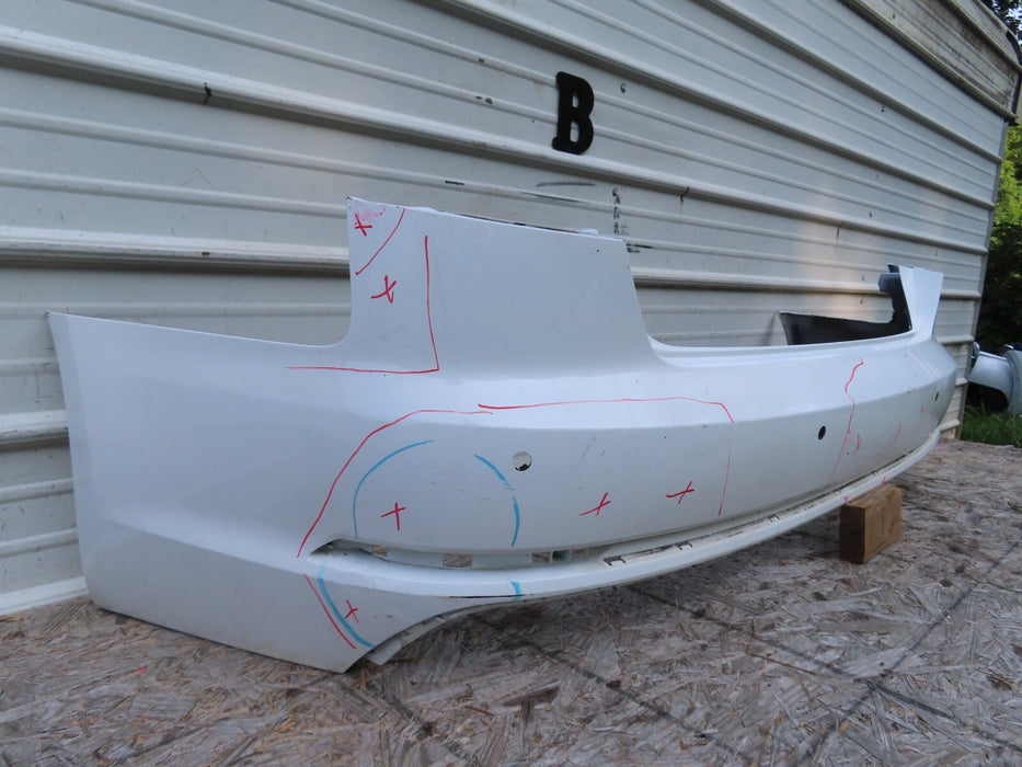2017-2018 AUDI A4 S-LINE SEDAN REAR BUMPER COVER W/ SENSOR HOLE OEM 8W5807511J