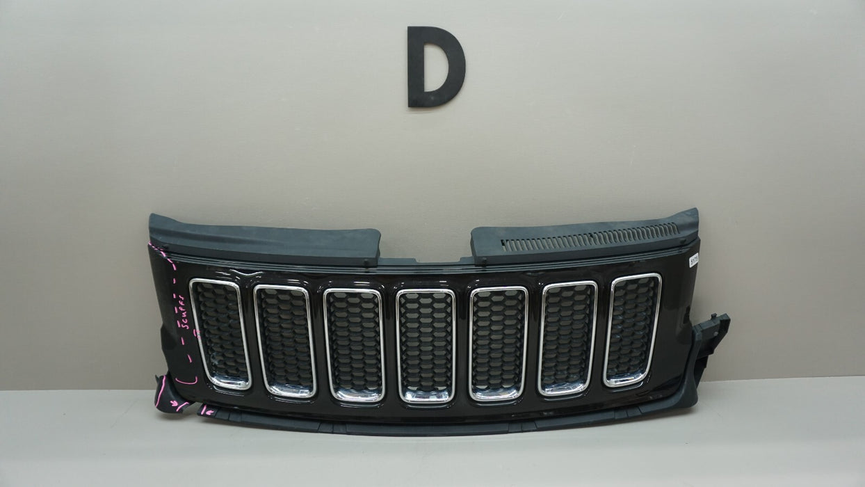 2017-2020 JEEP GRAND CHEROKEE FRONT UPPER GRILL GRILLE OEM 17 18 19 20
