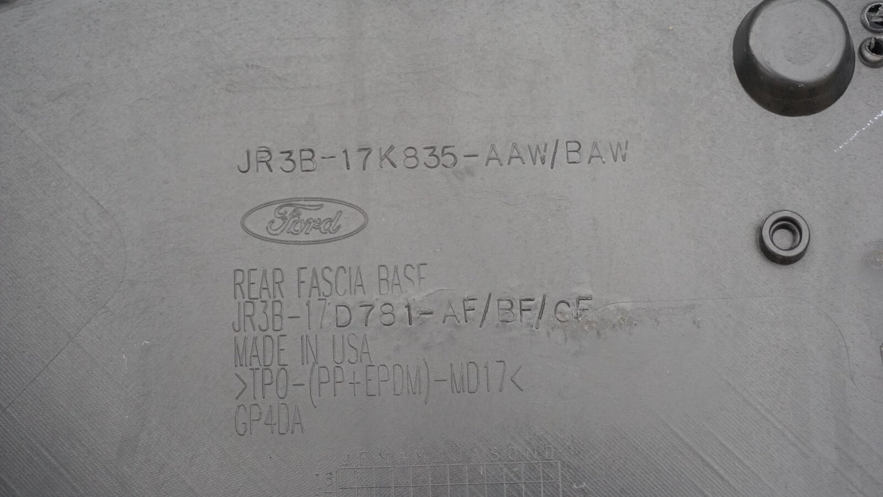 2018-2020 FORD MUSTANG REAR BUMPER COVER W/O VALANCE JR3B-17K835-AAW OEM