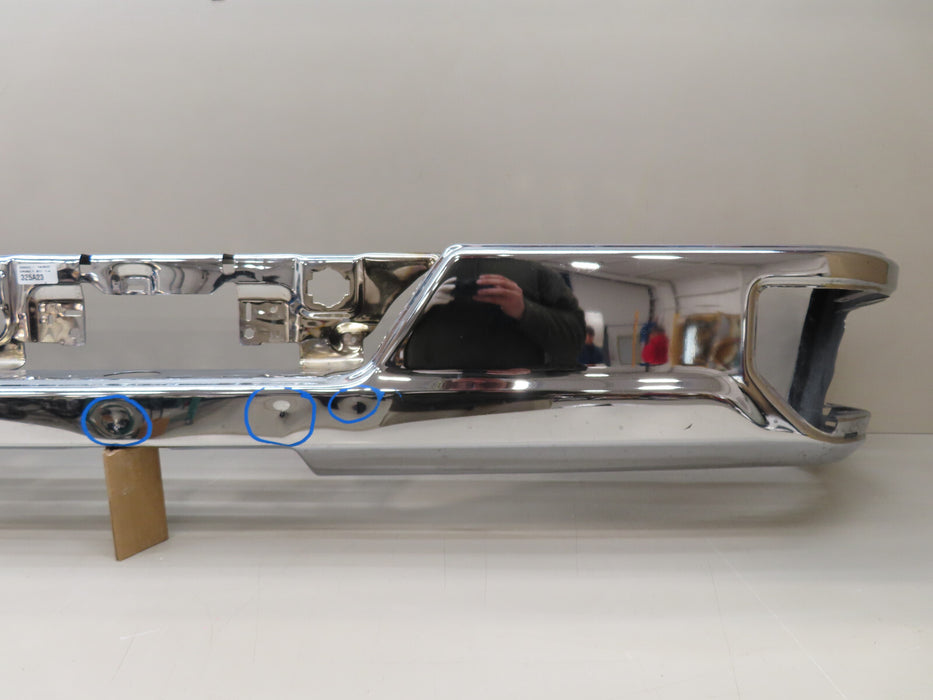 2019-2024 CHEVROLET/GMC SILVERADO/SIERRA 1500 REAR METAL BUMPER OEM