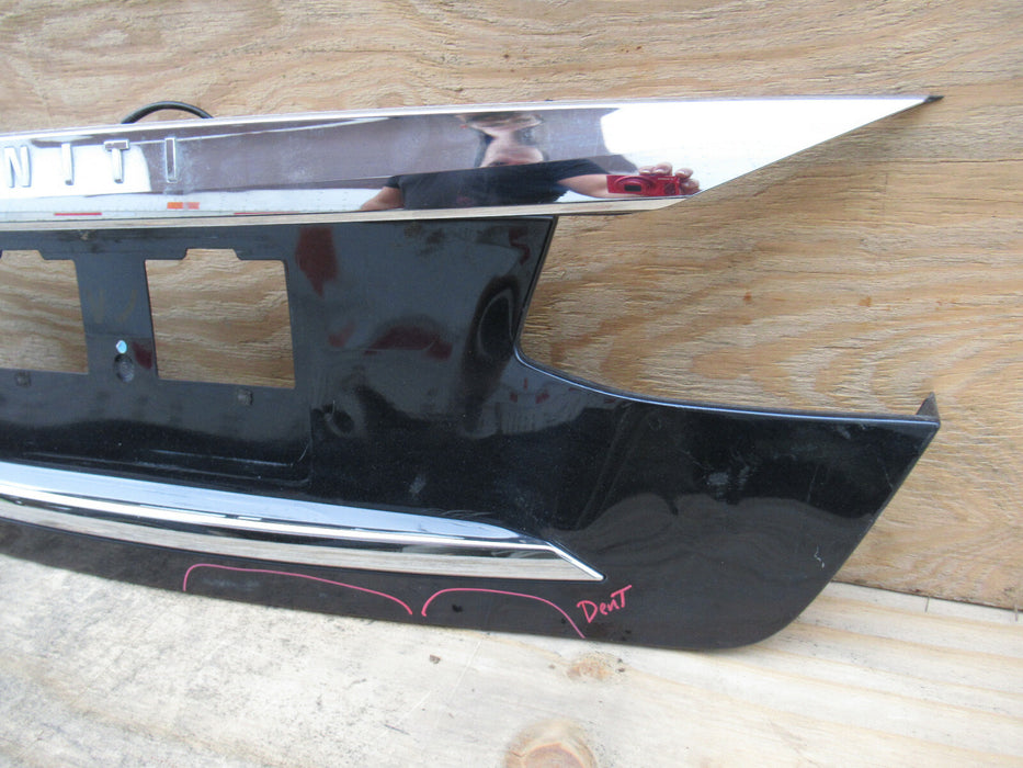 2017 2018 2019 INFINITI QX70 REAR TRUNK LID TRIM PANEL MOLDING OEM