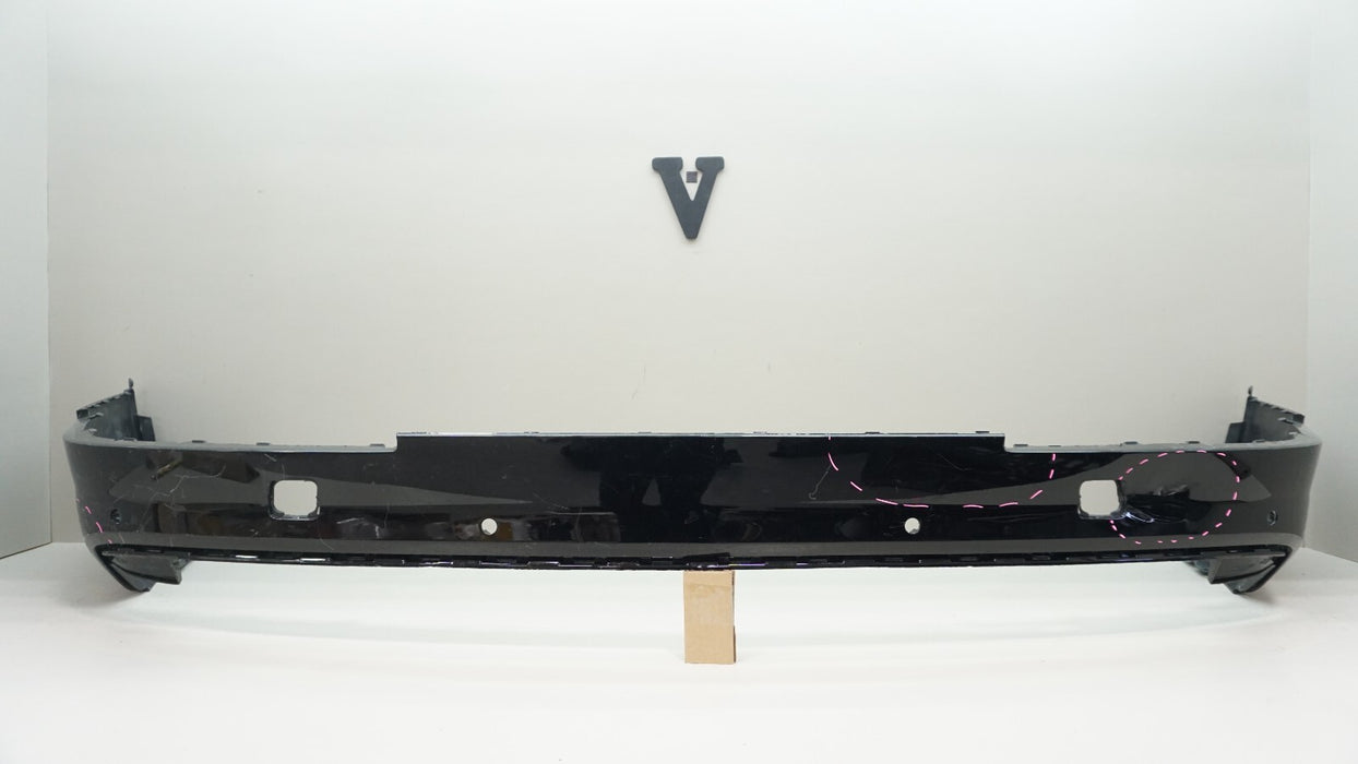 2017-2019 AUDI Q7 REAR LOWER BUMPER COVER W/ PARKING SENSOR HOLES 4M0807527B OEM