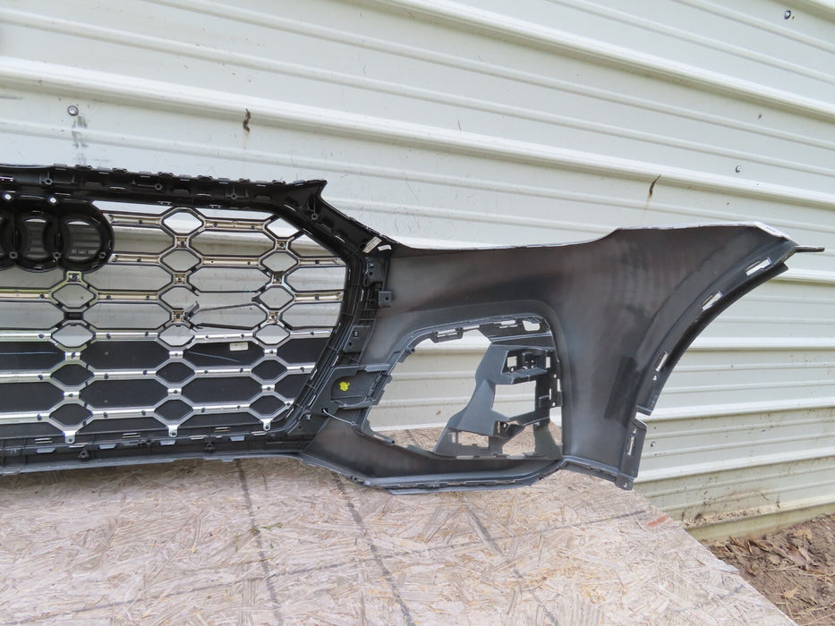 2021-2022 AUDI Q5 SUV FRONT BUMPER COVER W/ GRILLE GRILL EMBLEM OEM 80A807437P