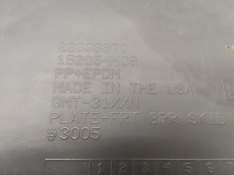2015-2020 CHEVROLET COLORADO FRONT BUMPER SKID PLATE COVER OEM 22893870