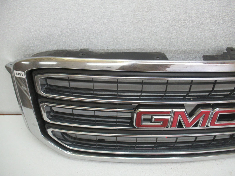 2015-2020 GMC YUKON FRONT GRILL GRILLE CHROME MOLDING PANEL 15 16 17 18 19 OEM