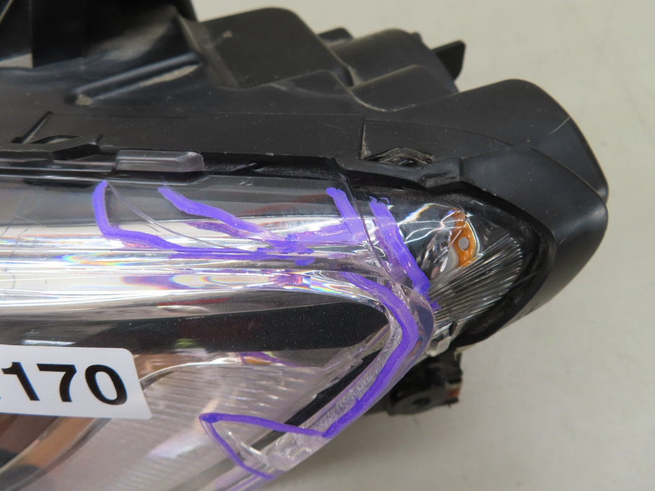 2015 - 2017 CHRYSLER 200 FRONT RIGHT PASSENGER SIDE HEADLIGHT HALOGEN W/LED OEM