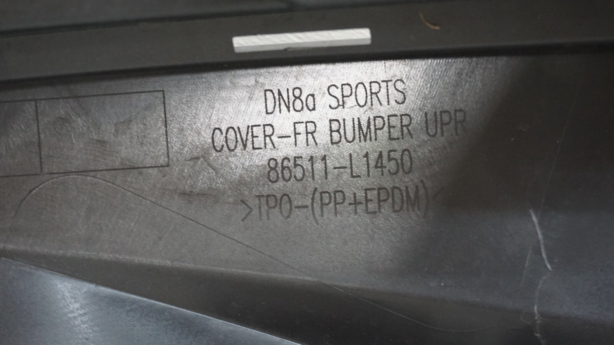 2020-2021 HYUNDAI SONATA LIMITED FRONT BUMPER COVER PANEL OEM 86511-L1450