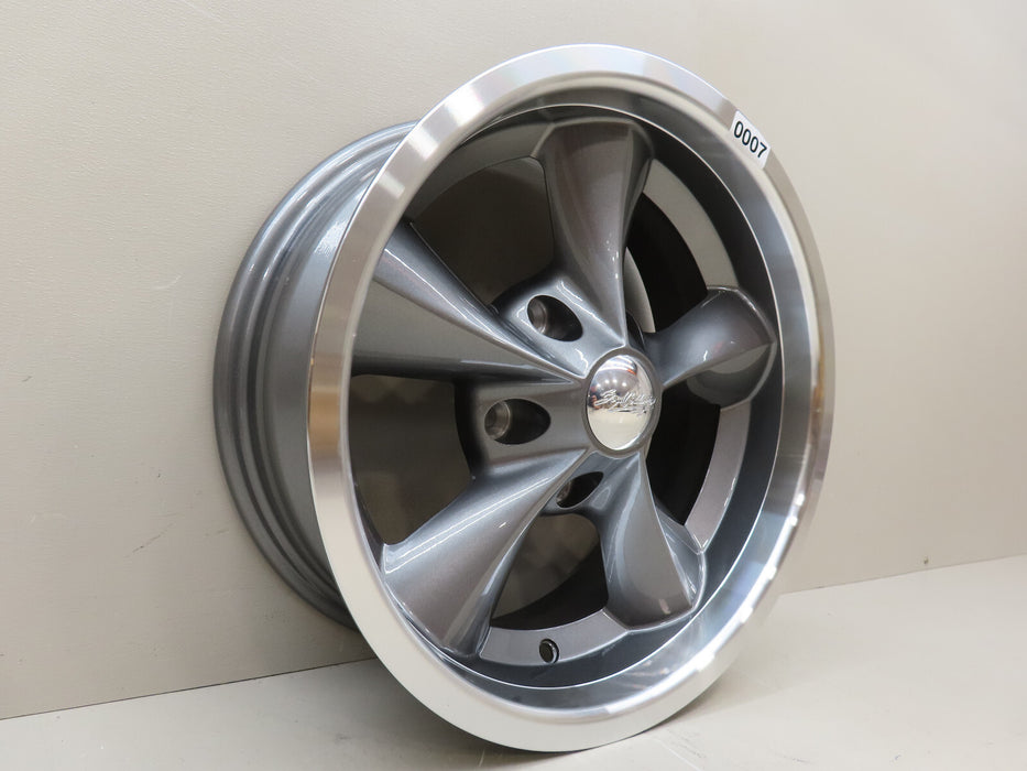 BOYD CODDINGTON WHEELS BC1-5661325G 15X6 GUNMETAL&MACHINED LIP RIM (P)