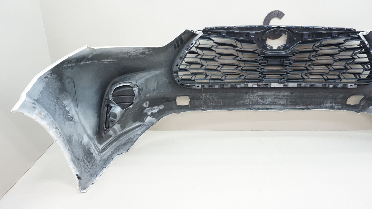 2020-2021 TOYOTA HIGHLANDER FRONT BUMPER COVER PANEL W GRILLE OEM