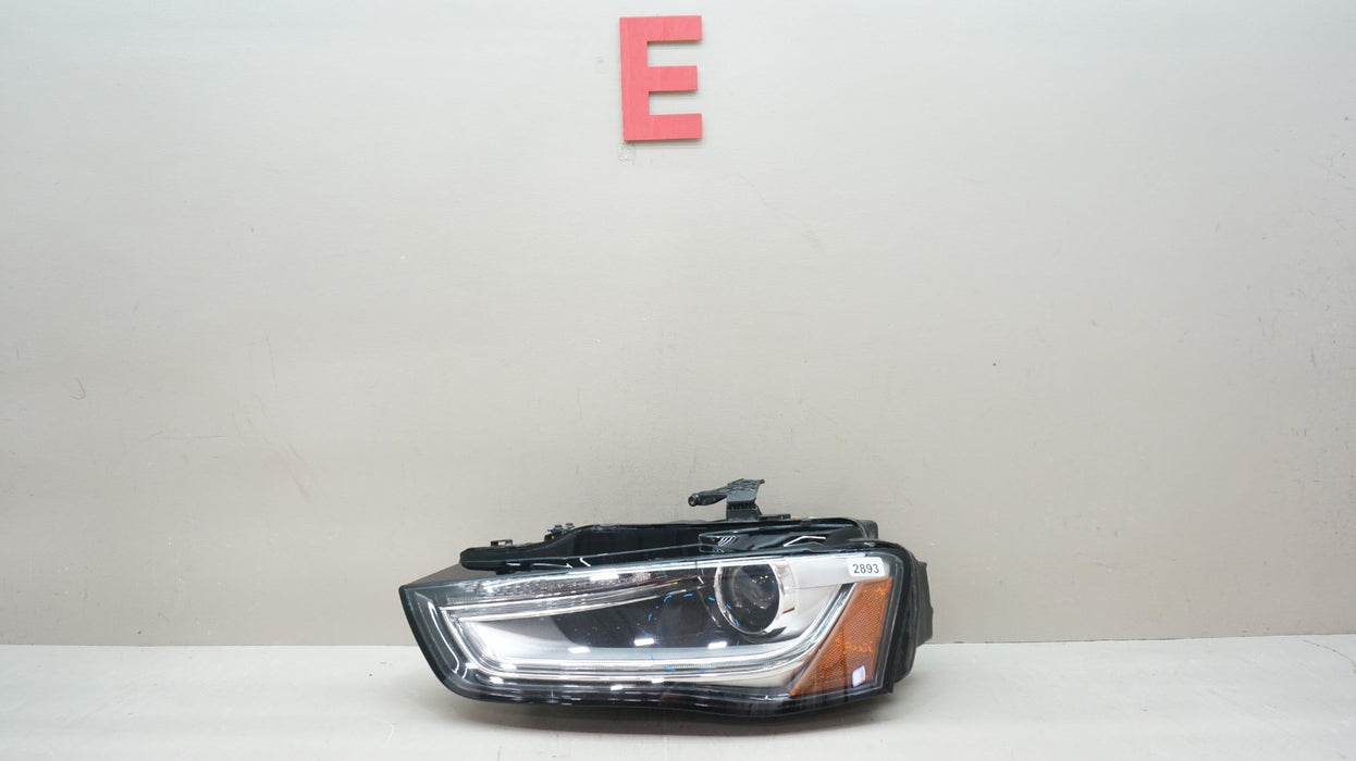 2013-2016 AUDI A4 S4 FRONT LEFT DRIVERS SIDE HEADLIGHT XENON HID HEADLIGHT OEM