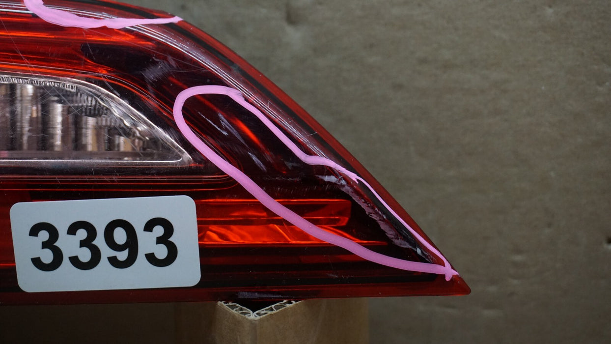 2016-2018 ACURA RDX LEFT DRIVER SIDE INNER TAIL LIGHT LED OEM 16 17 18
