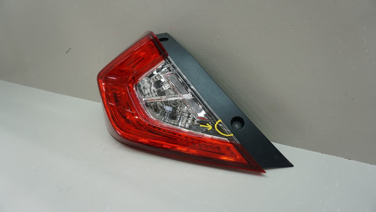 2016-2021 HONDA CIVIC SEDAN REAR LH LEFT DRIVER SIDE TAIL LIGHT OEM