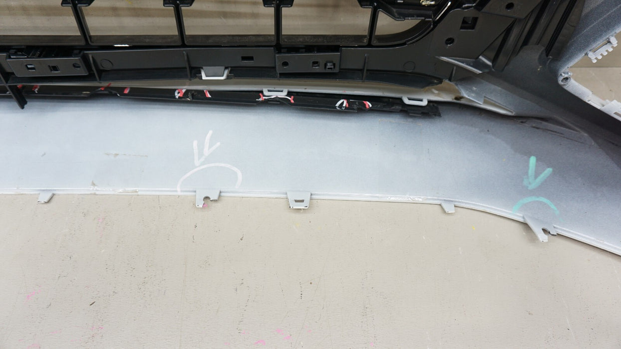 2021 AUDI A4 QUATTRO SEDAN FRONT BUMPER COVER PANEL W/ GRILLE GRILL EMBLEM OEM