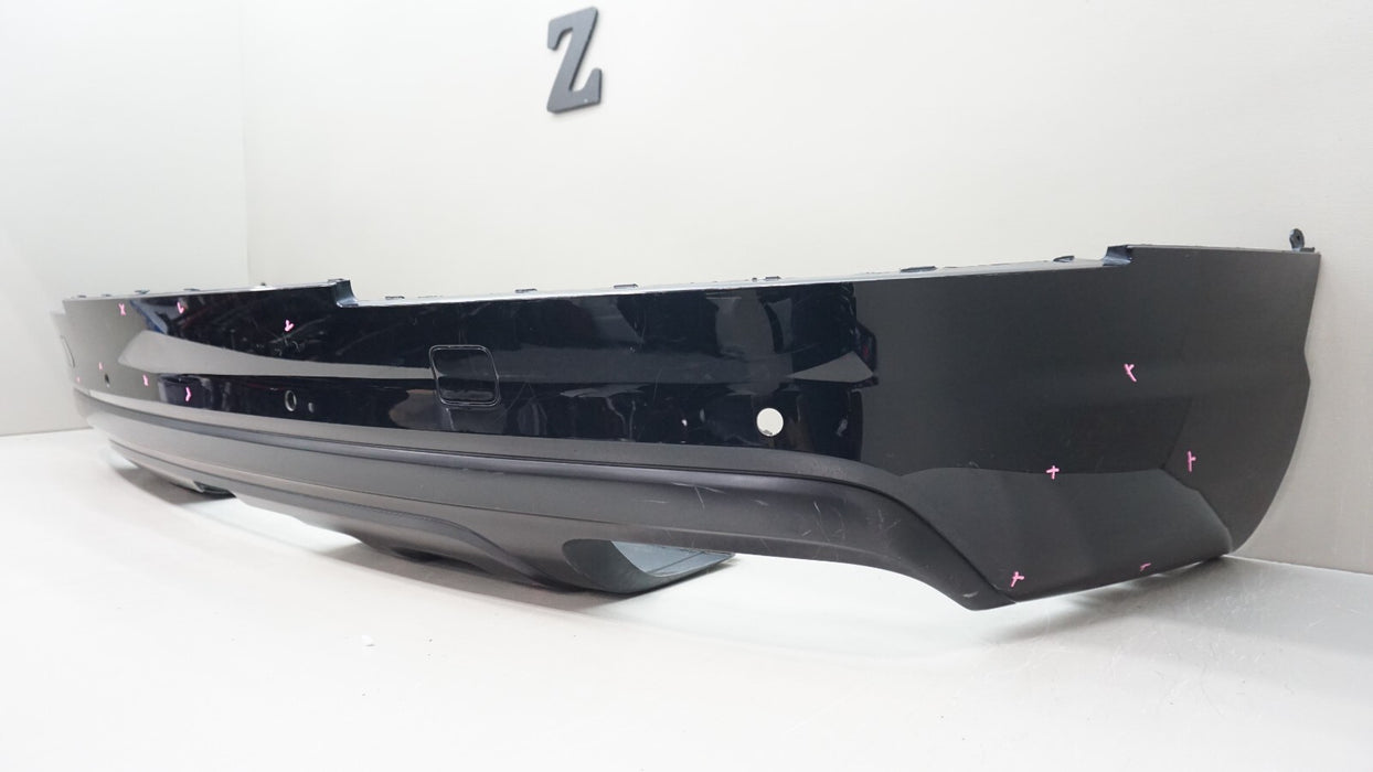 2017-2019 AUDI Q7 REAR LOWER BUMPER COVER W/ PARKING SENSOR HOLES 4M0807527B OEM