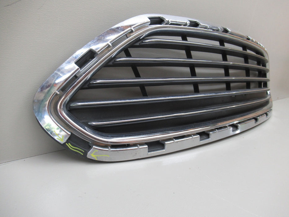 2014-2019 FORD FIESTA FRONT BUMPER UPPER GRILLE GRILL CHROME D2BB-17B968-AFW OEM