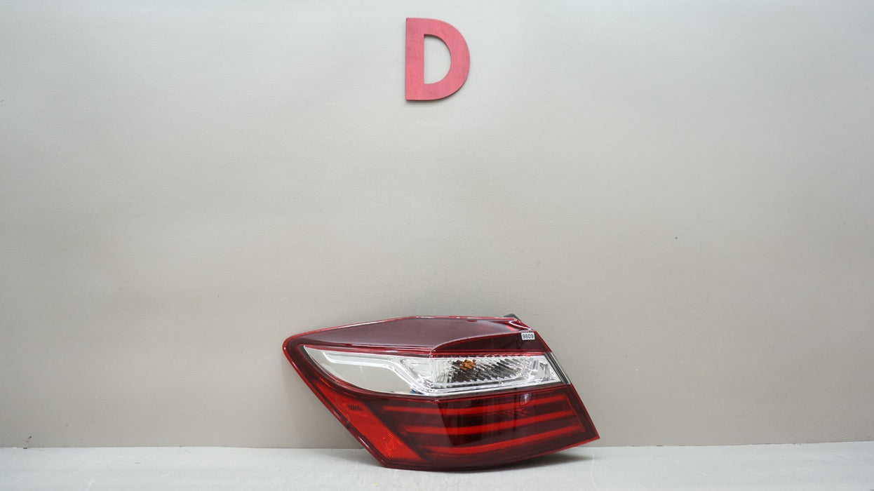 2016-2017 HONDA ACCORD REAR LEFT DRIVER SIDE OUTER TAIL LIGHT AFTERMARKET CAPA