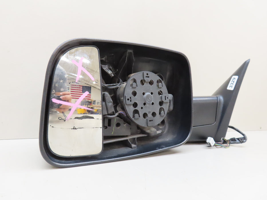 2009-2018 DODGE RAM 1500 2500 3500 LEFT DRIVER SIDE TOWING MIRROR OEM