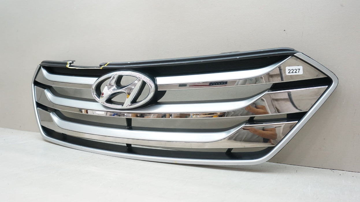 2013-2015 HYUNDAI SANTA FE FRONT BUMPER RADIATOR GRILLE OEM 86351-2W000