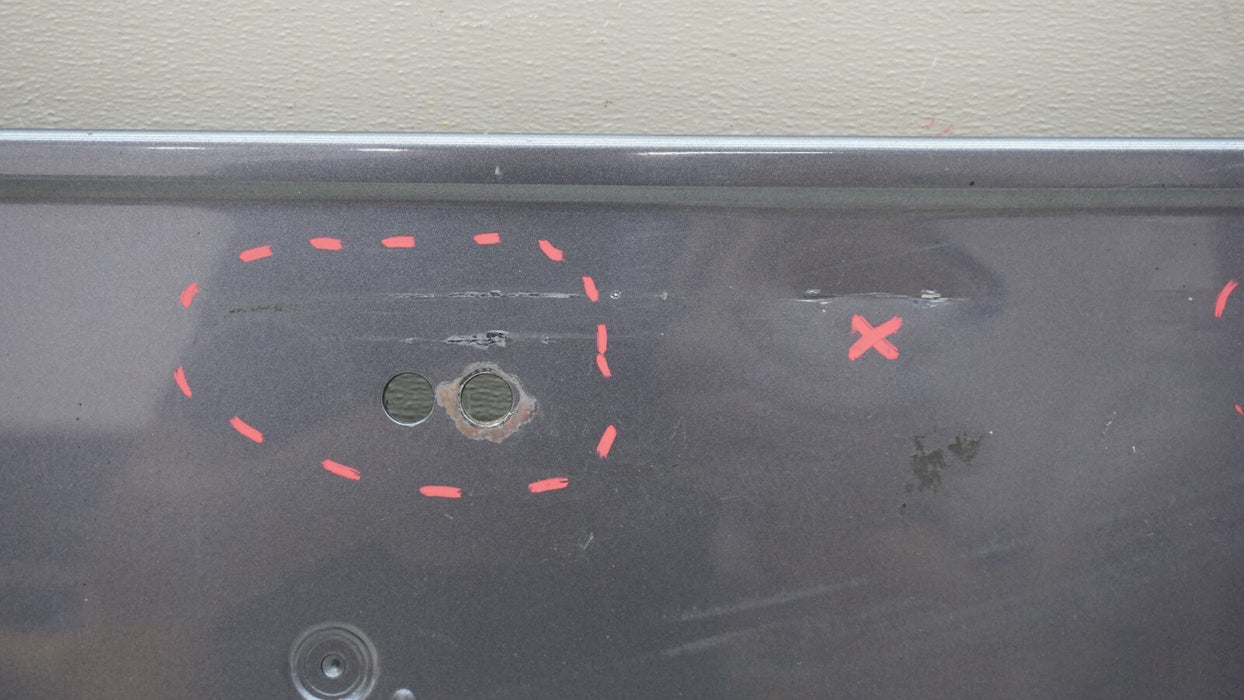 2008-2015 LEXUS LX570 REAR LICENSE PLATE HOLDER PANEL OEM 76812-60200