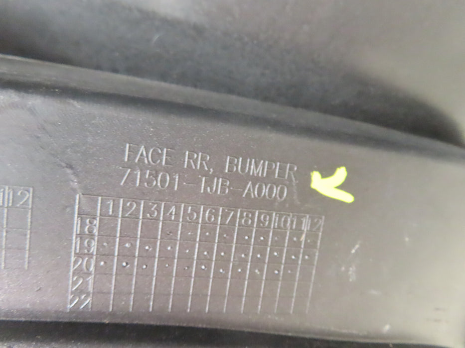 2019 2020 ACURA RDX REAR BUMPER COVER OEM 71501 TJB A000