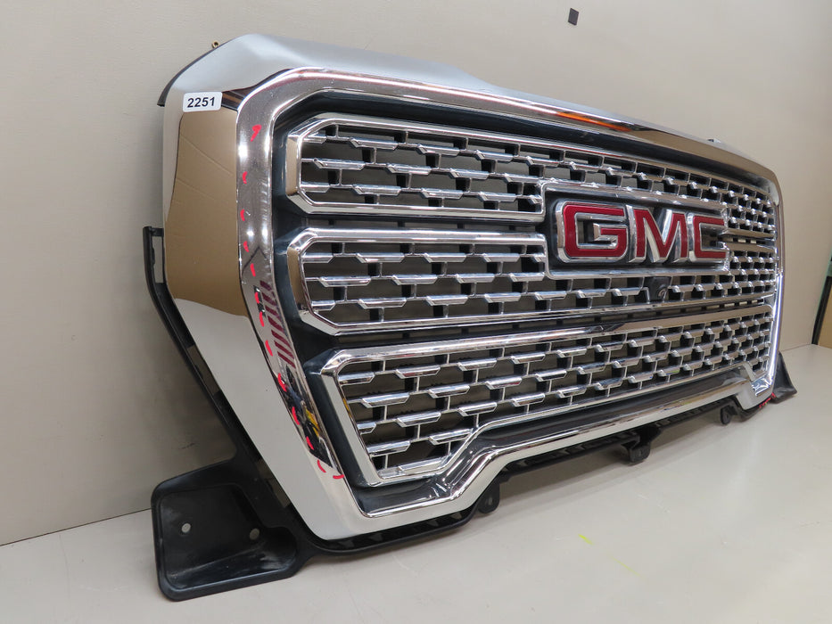 2019 2020 2021 GMC SIERRA DENALI 1500 FRONT RADIATOR GRILLE GRILL OEM