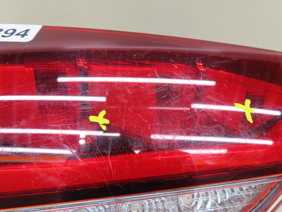 2015-2017 GENESIS G80 REAR LEFT DRIVER SIDE INNER TAIL LIGHT OEM