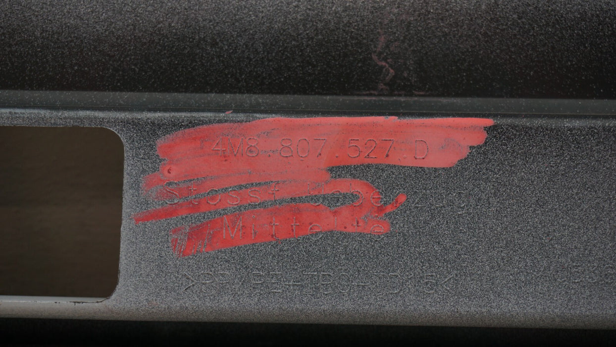 2019-2023 AUDI Q8 S-LINE REAR MIDDLE & LOWER BUMPER COVER OEM 4M8.807.527.D