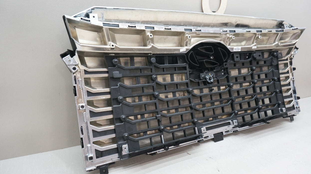2023-2025 HYUNDAI PALISADE FRONT BLACK CHROME GRILLE W/ CAMERA OEM 863B5-S8CB0