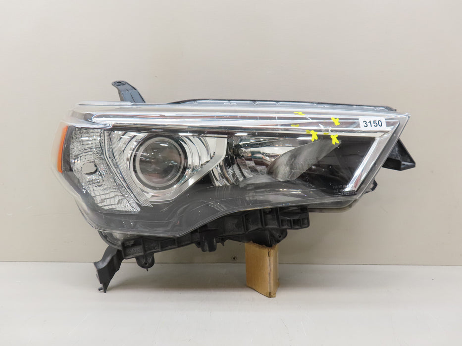 2014-2020 TOYOTA 4RUNNER HEADLIGHT FRONT RIGHT PASSENGER SIDE HALOGEN OEM