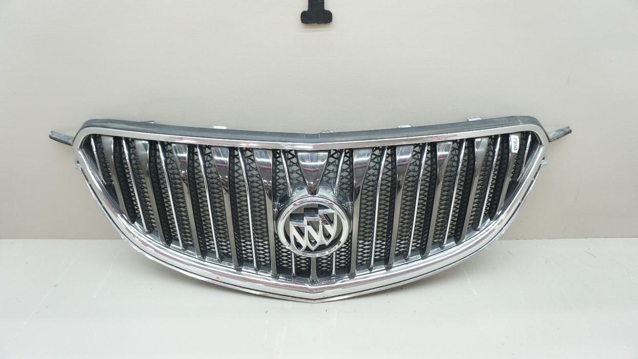 2013-2017 BUICK ENCLAVE FRONT BUMPER RADIATOR GRILLE W/ EMBLEM OEM 84055812