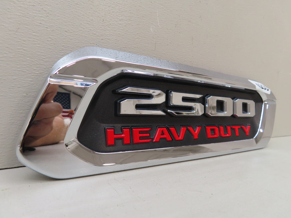 2019-2024 DODGE RAM 2500 HEAVY DUTY FRONT RIGHT PASSENGER HOOD EMBLEM OEM