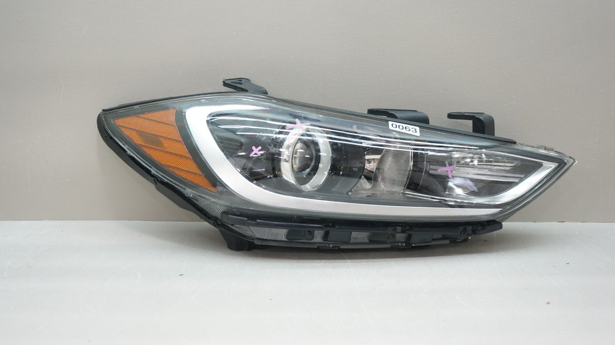 2017-2018 HYUNDAI ELANTRA FRONT RIGHT SIDE HALOGEN HEADLIGHT AFTERMARKET