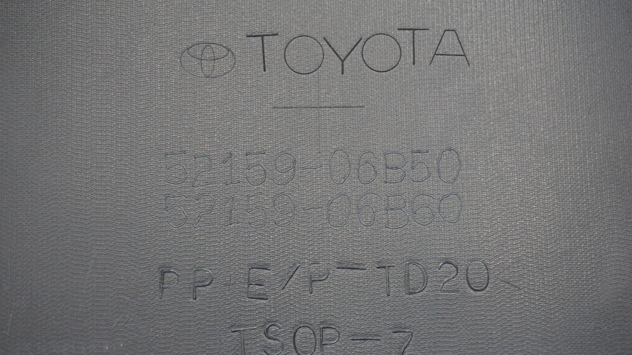 2018-2019 TOYOTA CAMRY SE XSE SEDAN REAR BUMPER COVER PANEL OEM 52159-06B50