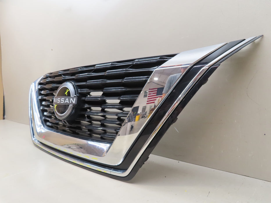 2021-2022 NISSAN ROGUE FRONT RADIATOR GRILLE GRILL W/ EMBLEM OEM 62310-6RA0B