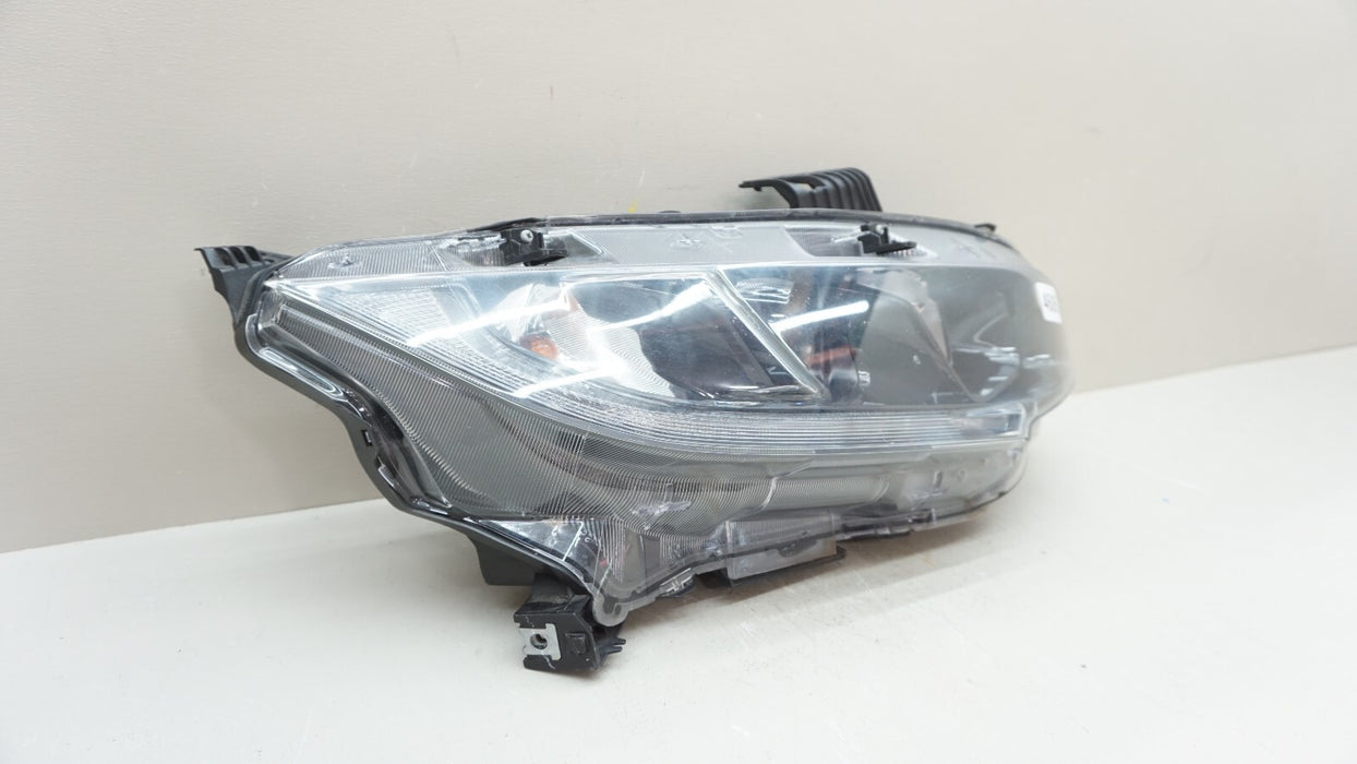 2016-2018 HONDA CIVIC FRONT RH RIGHT PASSENGER SIDE HALOGEN HEADLIGHT OEM