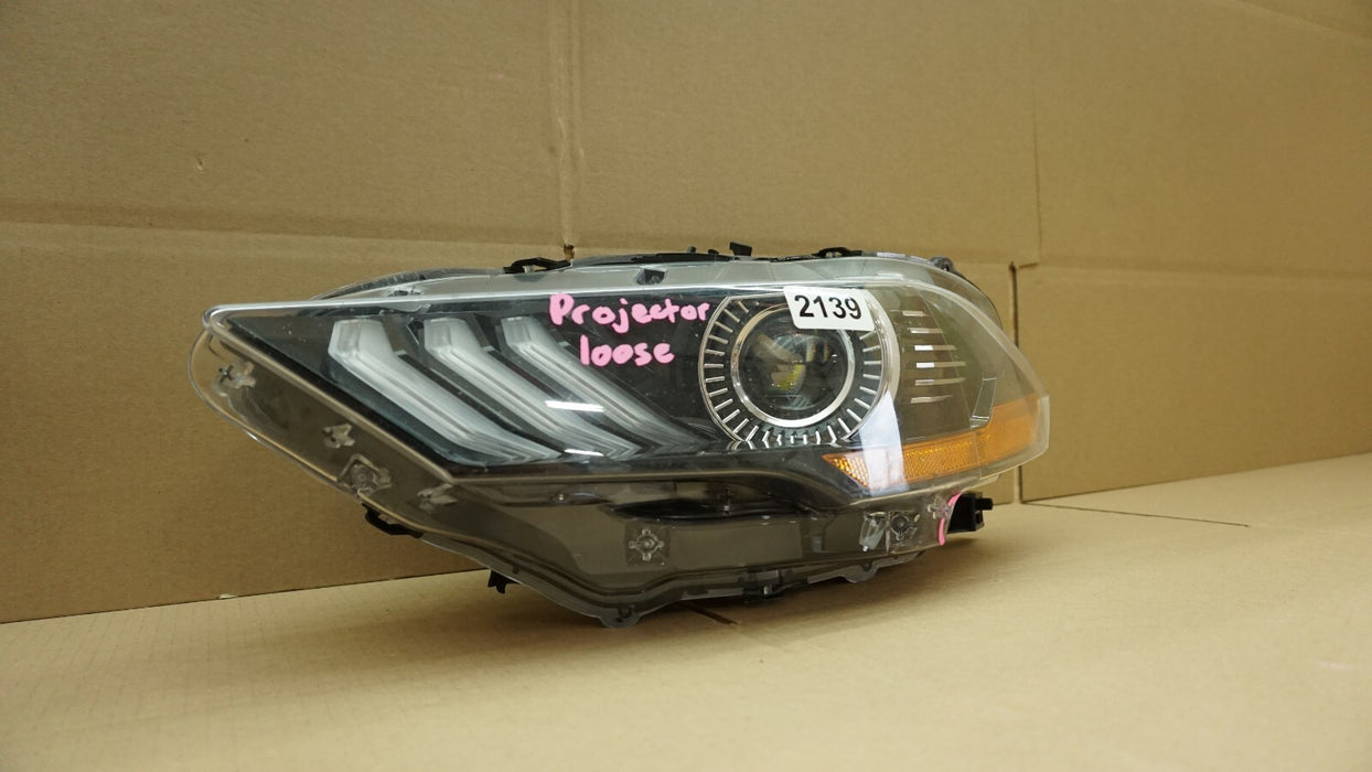 2018-2021 FORD MUSTANG FRONT LEFT DRIVER SIDE HEADLIGHT LED OEM 18 19 20 21