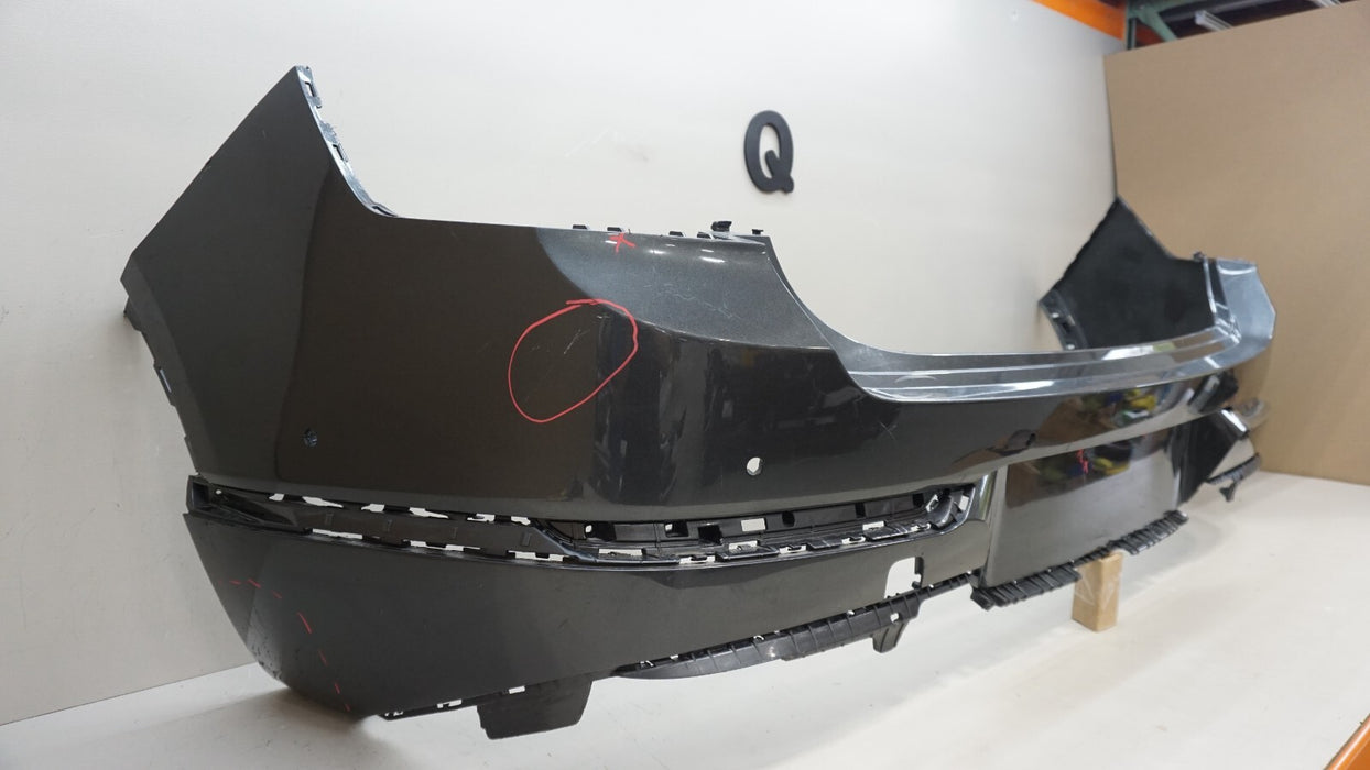 2020-2022 GENESIS GV80 REAR BUMPER COVER W/ SENSOR HOLES OEM