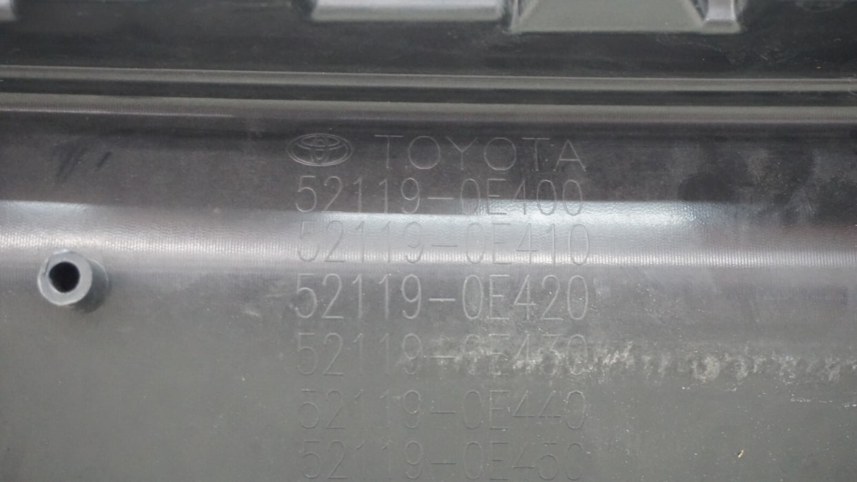 2020-2021 TOYOTA HIGHLANDER FRONT BUMPER COVER PANEL BLACK 52119-0E400 OEM
