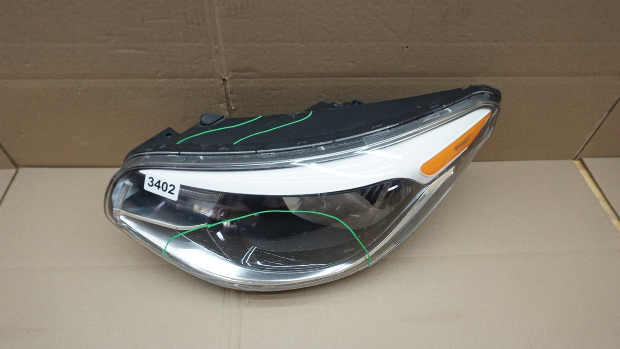 2014-2016 KIA SOUL FRONT LEFT DRIVERS SIDE HEADLIGHT HALOGEN OEM 14 15 16